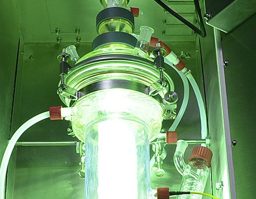 falling film pilot photoreactor